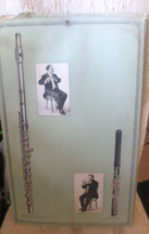 1931 Vtg RCA Victor Instrument Poster 22 x 14 Flute &amp; Piccolo Advertising - £33.04 GBP