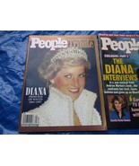 Vtg 1997 Princess Diana magazine set Majesty People tribute fall October... - $68.37 CAD