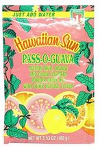 Hawaiian Sun Pass O Guava Powdered Drink Mix 3.53 Ounce Bag (Pack of 10 ... - £85.62 GBP