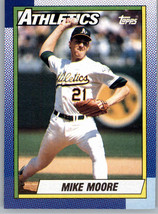 1990 Topps 175 Mike Moore  Oakland Athletics - £0.77 GBP