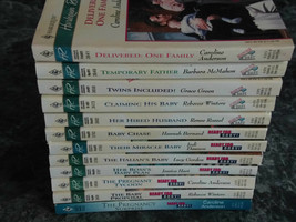 Harlequin Romance Ready for Baby Series lot of 12 Assorted Authors Paperbacks - £11.27 GBP