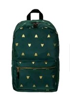Mossimo Supply Co Womens Simple Tiger Print Dome Backpack Green Kids School - £8.62 GBP