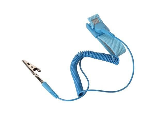 Velleman AS3 Anti-Static Adjustable Elastic Wrist Strap, Blue - $9.88