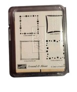 Stampin&#39; Up Around &amp; About 2003 Wood Mounted Rubber Stamps Set of 4 - $17.44 CAD