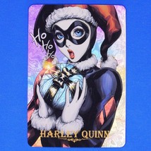 Harley Quinn X-Mas Batman Laser Engraved Holographic Foil Character Art Card - £10.95 GBP