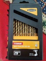 Warrior Titanium Nitride Split Point Drill Bit Set 29pc 61715 -  FACTORY SEALED - $53.99