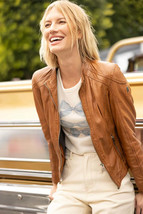 Mauritius Women&#39;s Allice Genuine Leather Jacket With Detach Hood - $212.67