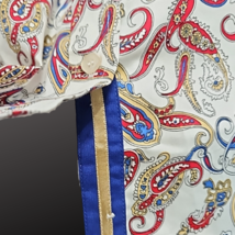 Royal Highness Equestrian Western Show Shirt White Paisley 3XL NWT  image 6