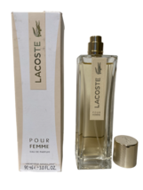 Lacoste Pour Femme By Lacoste Perfume Women 3.0 oz-90 Ml Edp Spray Box Damaged - £55.91 GBP