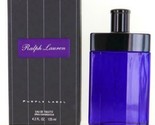 Purple Label By Ralph Lauren Men 4.2 oz /125ml Edt Spray For Men Brand New - £76.87 GBP