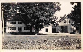 The Fountain House &amp; Barn Stowe Vermont 1942 Real Photo postcard - £6.07 GBP