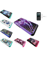 Tempered Glass + Sparkle Phone Case Cover For AT&amp;T AXIA QS5509A / Cricke... - $8.86+