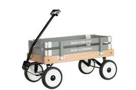 BERLIN FLYER PEE WEE WAGON - GRAY Childrens Kids Pull Wagon MADE in the USA - £180.96 GBP