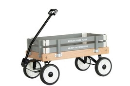 BERLIN FLYER PEE WEE WAGON - GRAY Childrens Kids Pull Wagon MADE in the USA - £179.89 GBP