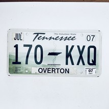 2007 United States Tennessee Overton County Passenger License Plate 170 KXQ - £14.78 GBP