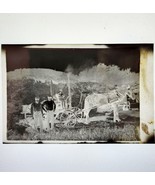 1920s Photograph Negative Original Horse Drawn Carriage Cart Antique C65 - $554.45 MXN