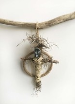 Voodoo Doll Tree Ornament, Gothic Tree Ornament, Rustic Decor - £13.58 GBP