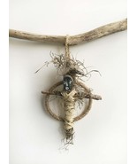 Voodoo Doll Tree Ornament, Gothic Tree Ornament, Rustic Decor - £13.57 GBP