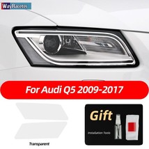 2 Pcs  Headlight Protective Film Transparent Smoked Black TPU Sticker For  Q5 20 - £95.01 GBP