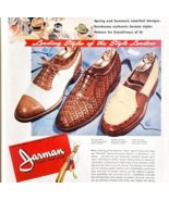 1947 Jarman Men's Leather Shoes Advertisement Nashville TN Vintage DWJJ23 - €25,56 EUR