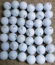 42 Golf Balls Slightly Used, Some Not Played. Callaway, Nike, Titleist, ... - $23.27