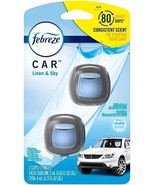 Febreze Car Linen &amp; Sky Scent Vent Clips, 2 Clips Total, Multipack - $18.68 CAD