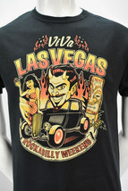 Rockabilly Weekend Viva Las Vegas Devil Tiki Hot Rod Pin Up Girl T Shirt Medium  - £24.62 GBP