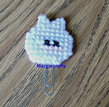 Kitten Bookmark, Plastic Canvas Bookmark, Handmade, Plastic Canva, Paper... - £6.25 GBP