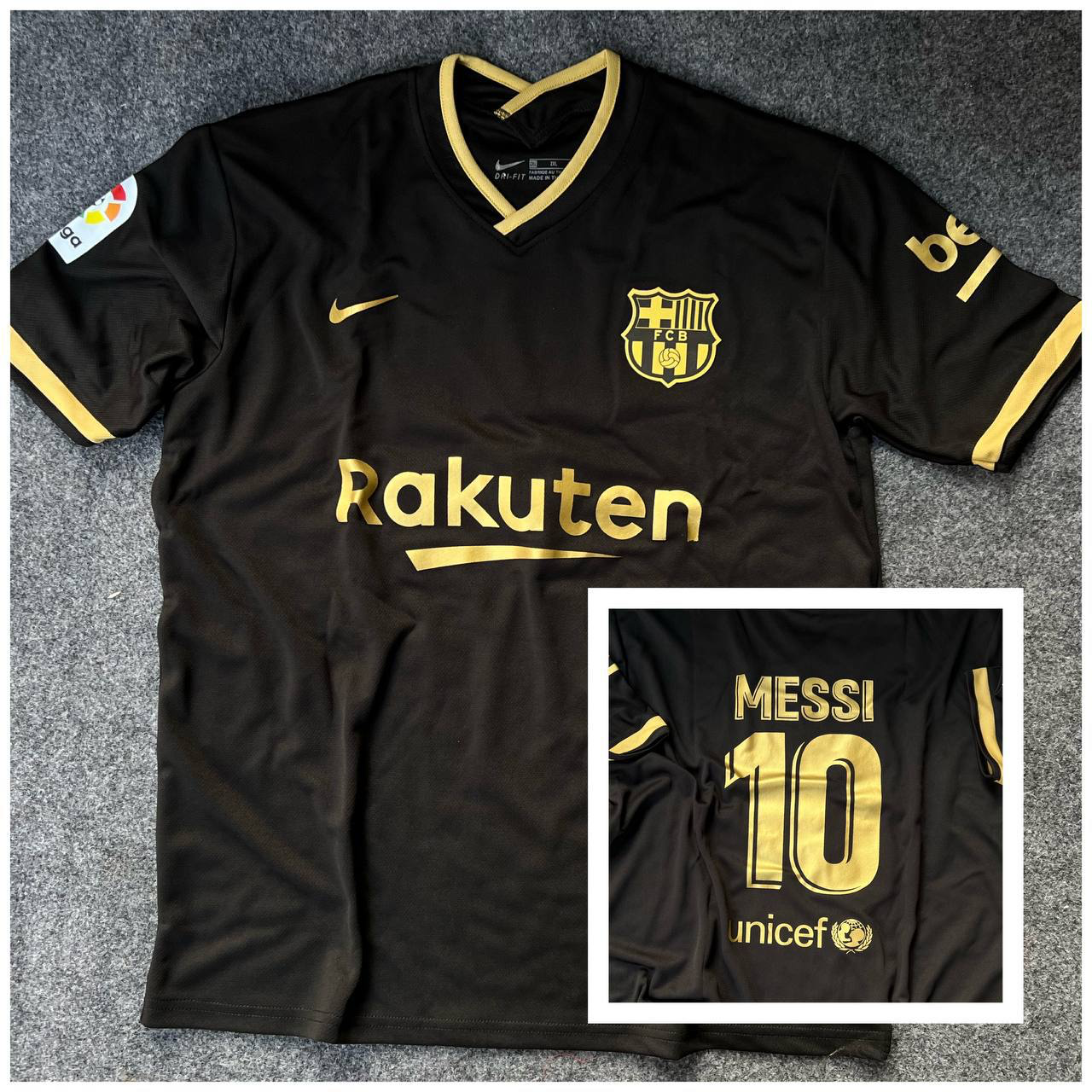 BARCELONA 2021 AWAY JERSEY MESSI 10 PRINTING// SPECIAL OFFER// FREE SHIPPING