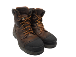 Timberland PRO 8&quot; Men&#39;s Endurance HD CTCP Work Boots A1Q5U Brown Size 11W - $75.99