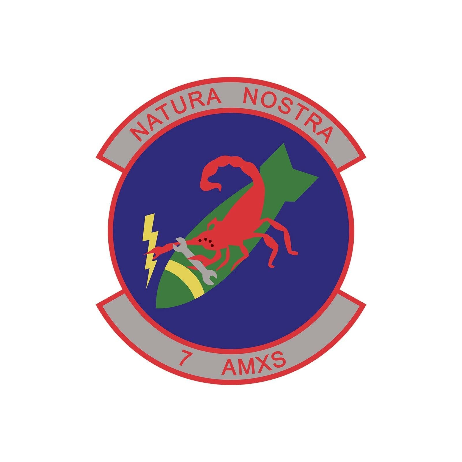 7AMXS Patch Vinyl Decal - Variety of Sizes Available - $2.97+