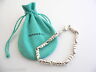 Tiffany & Co Link Bracelet Picasso Groove 8 Inch Chain Love Gift Pouch T and Co - $898.00