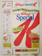 Kellogg&#39;s Cereal Box 18 oz SPECIAL K 1996 Reebok Offer - £7.01 GBP