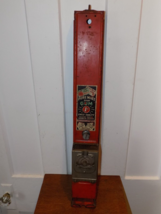 Vintage Pure Mint Stick Gum 1 Cent Heavy Metal Wall Dispenser - $371.25