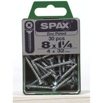 SCRW SPAX FH8X1.25ZNBX30 - $18.03