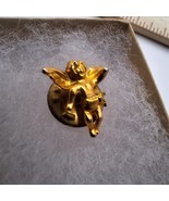 Small Angel Lapel Pin Gold Tone - $9.00