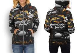 Daft Punk New Hoodie Sporty Casual Graphic Zip up Hoodie for Women - £26.54 GBP+
