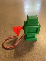 Vtg Fisher Price Little People Garage Plastic Gas Pump 2.5&quot; Green 1980s VGC - £12.34 GBP