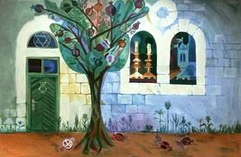 Eliezer Weishoff-Jerusalem Home-Limited Edition Serigraph/Paper/Hand Signed/LOA - £166.58 GBP