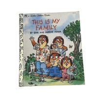 This Is My Family by Gina Mayer &amp; Mercer Mayer 1992 Hardcover Little Golden Book - £3.26 GBP