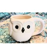 Ceramic White Embossed OWL Shaped Coffee/Tea Mug  - $15.00