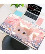 Extra Large Mouse Pad Mat Laptop PC Games Cute Lovely Cat Kitten Design #14 - $25.99