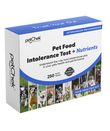 petChek - food intolerance testing, over 250 items tested - $139.00