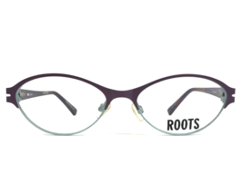 Roots Eyeglasses Frames RT664 LAV Lavender Teal Blue Cat Eye 52-16-135 - $59.39