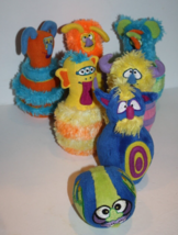 Melissa and Doug Monster Bowling Game 6 Pins 1 Plush Stuffed Ball Full S... - €10,94 EUR