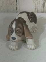 Lladro 1072 Sleepy Puppy Beagle Porcelain Figurine by Julio Fernandez 19... - £54.10 GBP