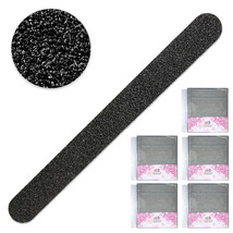 250Pcs Professional Round Black Nail Files Double Sided Grit 100/100 - £95.11 GBP