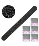 250Pcs Professional Round Black Nail Files Double Sided Grit 100/100 - £94.01 GBP