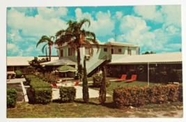 Ebb-Tide Motel Palm Trees Treasure Island Florida FL Dexter UNP Postcard 1970s - £3.74 GBP