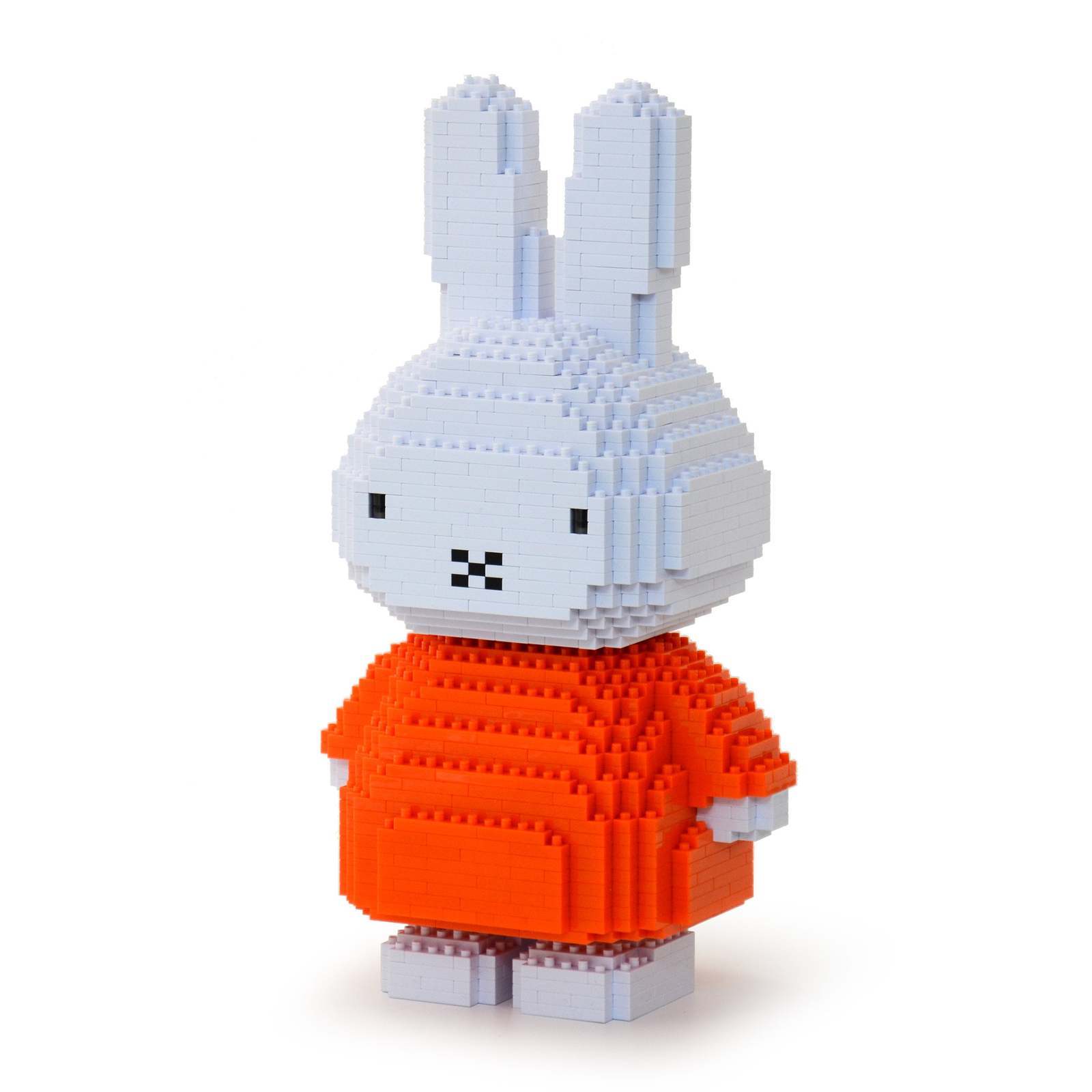 Miffy (Orange) Brick Sculpture (JEKCA Lego Brick) DIY Kit